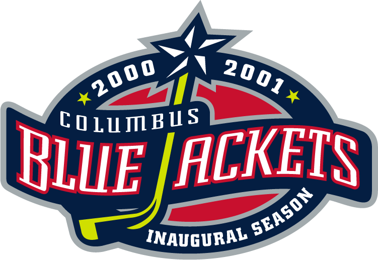Columbus Blue Jackets 2001 Anniversary Logo DIY iron on transfer (heat transfer)